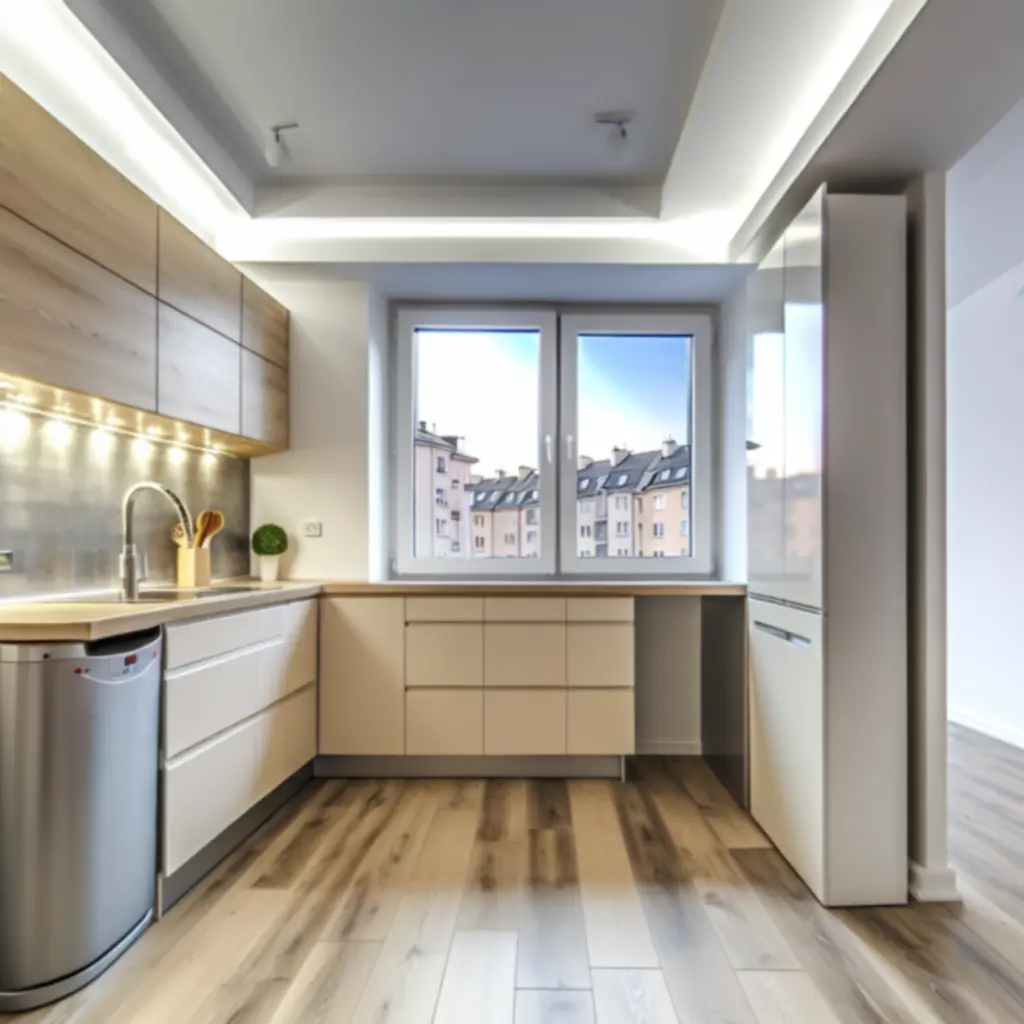Nowoczesny projekt kuchni przygotowany przez KitchenHomeCo