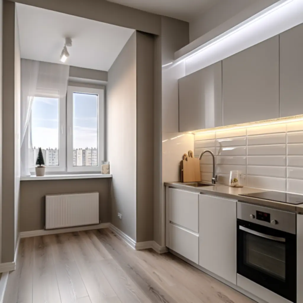 Nowocześnie zaaranżowana kuchnia po metamorfozie dla klienta KitchenHomeCo